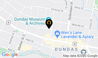 Dundas Historical Society Museum in Dundas map
