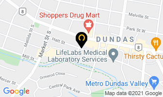 Dundas Motor Products in Dundas map