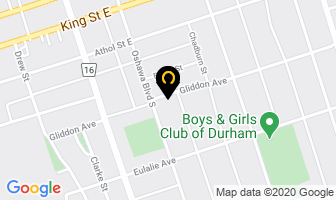 Dundas Motors in Oshawa map
