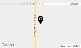 Dunlop Motel in Goderich map