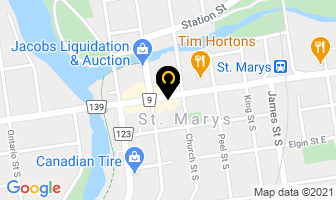 Dunny's Source For Sports in Saint Marys map