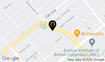 Dunwood Place Seniors Complex in New Westminster map