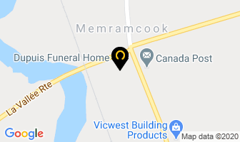 Dupuis Funeral Home Ltd in Memramcook map