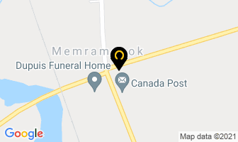 Dupuis Home Hardware Building Centre in Memramcook map