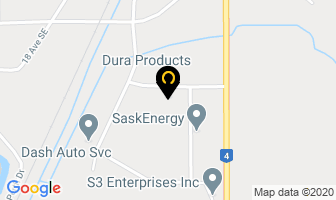 Dura Products Inc in Swift Current map