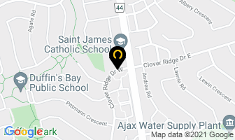 Durham Catholic District School Board St James Catholic School in Ajax map