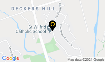 Durham Catholic District School Board St Wilfrid Catholic School in Pickering map