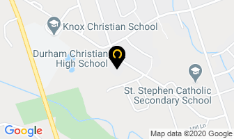 Durham Christian High School in Selkirk map