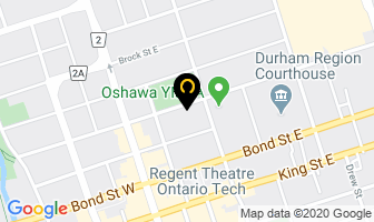 Durham Corporation 56 in Oshawa map