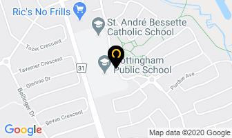 Durham District School Board Nottingham Public School in Ajax map