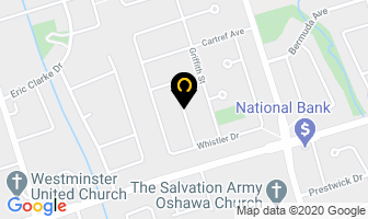 Durham Duct Cleaning Company in Oshawa map
