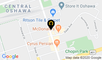Durham Tires in Oshawa map
