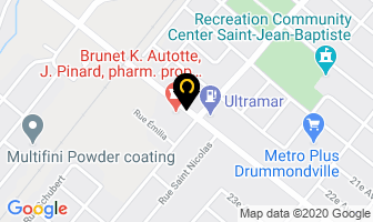 Durocher Annie in Drummondville map