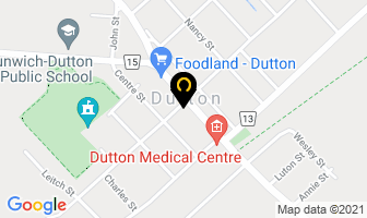 Dutton Convenience Store in Dutton map