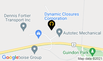 Dynamic Closures Corporation in South Stormont map