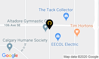 Dynamic Concrete Pumping Inc in Calgary map
