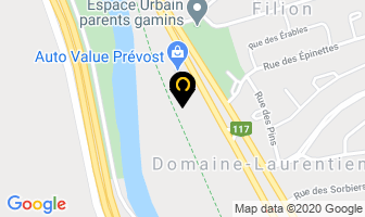 Dynamitage St-Pierre (1987) Inc in Prévost map