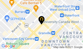 Dynasty Gold Corp in Vancouver map