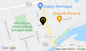 Dynasty Restaurant in Montague map