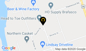 Dyson Alarm Tech Systems in Lindsay map
