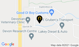 E Gruben's Transport Ltd in La Baie map