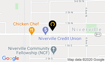 E Reimer Construction in Niverville map
