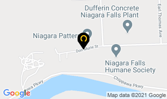 E S Fox in Niagara Falls map