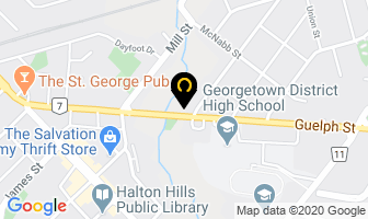 E Z Taxi in Halton Hills map