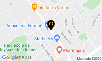 &eacute;cole De Conduite Lauzon Vimont in Laval map