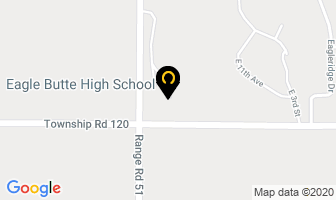 Eagle Butte High School in Dunmore map