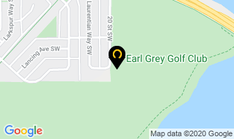 Earl Grey Golf Club in Calgary map