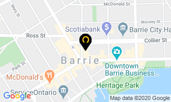 Earth And Sky Connection in Barrie map