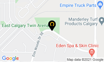 East Calgary Twin Arena Society in Calgary map