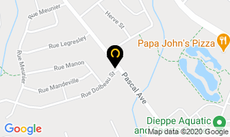 East Coast Cottage Rental in Dieppe map
