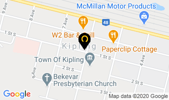 East End Gas & Tire in Kipling map