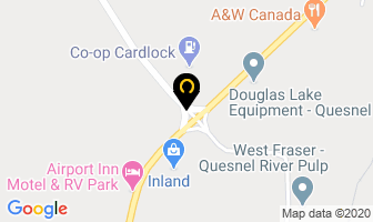 East Fraser Fiber Co Ltd in Quesnel map
