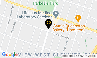 East Hamilton Dietician in Hamilton map