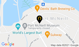 East Of Java in Port Mcneill map
