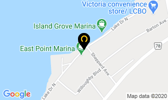 East Point Marina in Amqui map