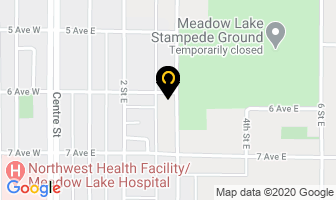 East Side Grocery in Meadow Lake map