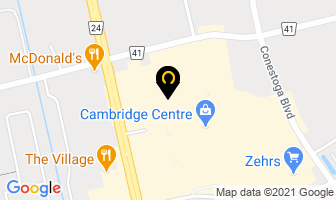 East Side Mario's in Cambridge map