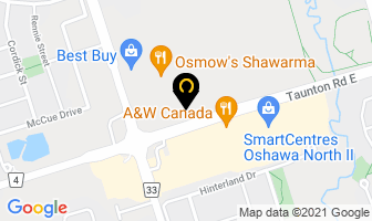 East Side Mario's in Oshawa map