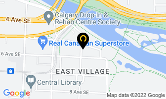 East Village Dental in Calgary map