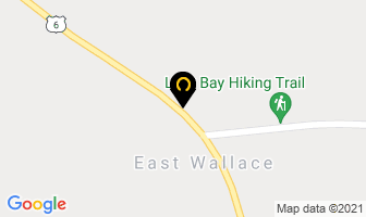 East Wallace Motorcycle Campground in St Léonard map