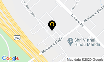 Eastend Plating Co Ltd in Mississauga map