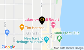 Eastern Interlake Planning District in Gimli map