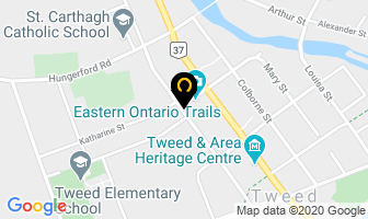 Eastern Ontario Trails in Tweed map