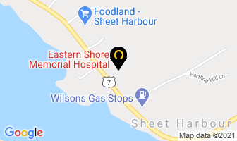 Eastern Shore Memorial Hospital in Halifax map