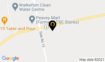 Easthill Volkswagen in Walkerton map