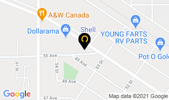 Eastline Transfer Ltd in Vegreville map